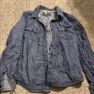 Triple Five Soul Blue Button Down Shirt